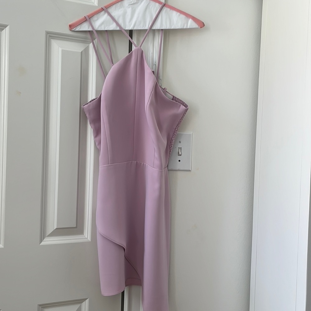 Amanda Uprichard Cross-Halter Dress